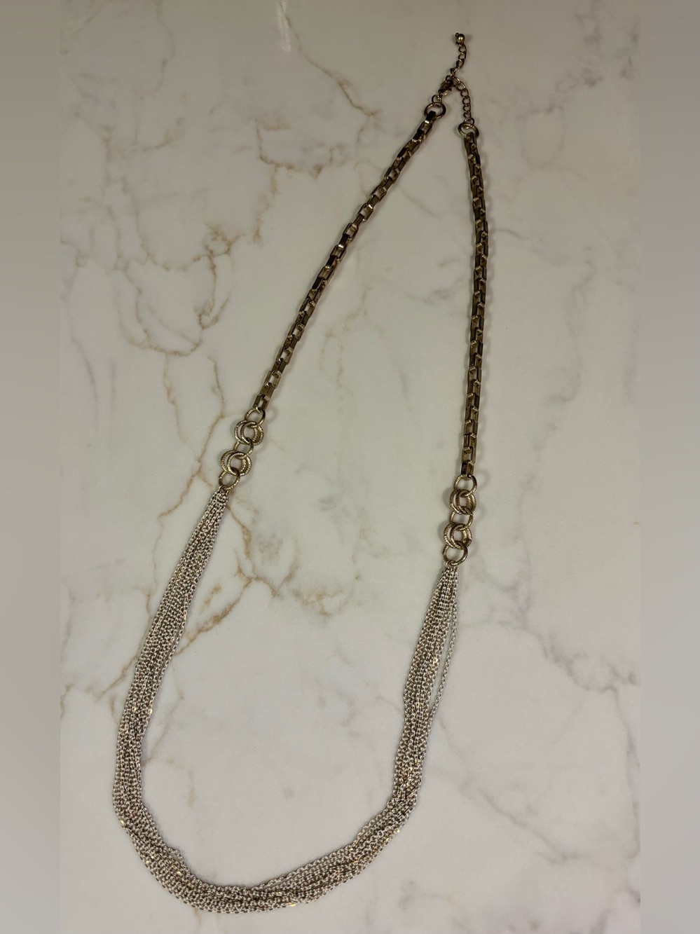 Gold-Tone Multi-Chain Necklace
